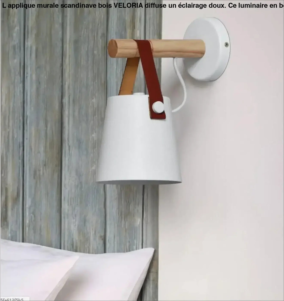 Applique Murale Scandinave Bois au Design Épuré
