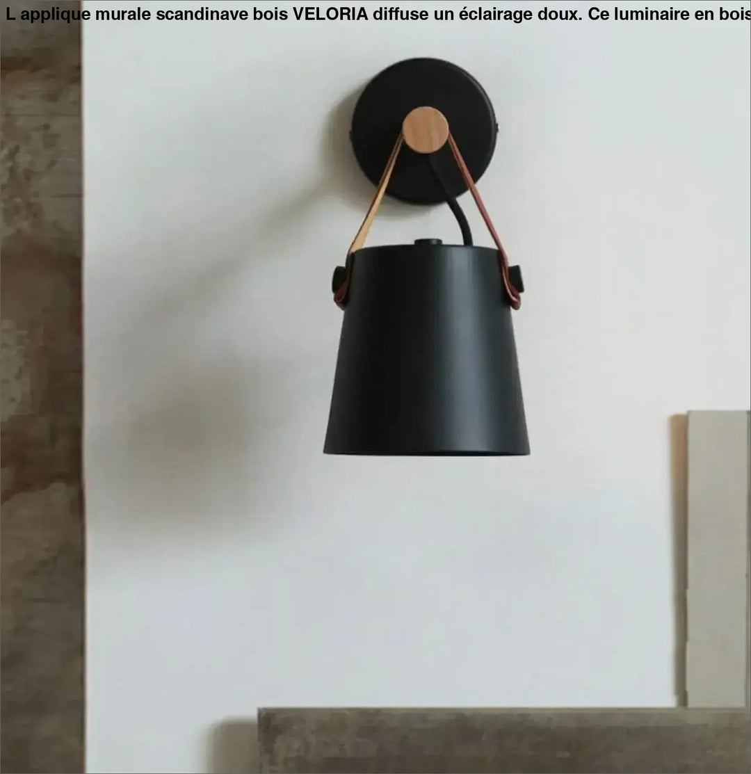 Applique Murale Scandinave Bois au Design Épuré