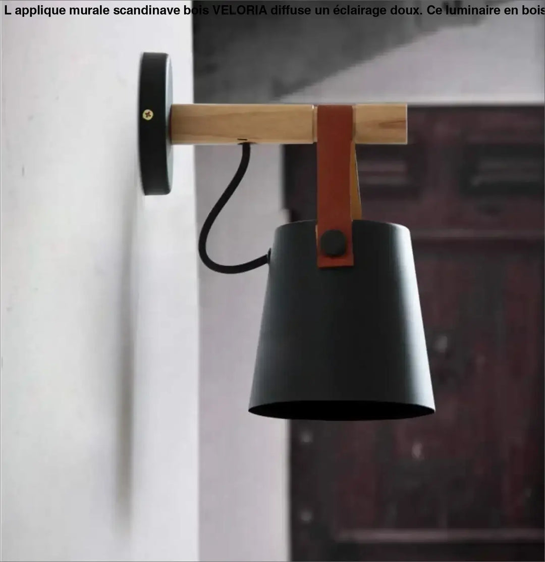 Applique Murale Scandinave Bois au Design Épuré