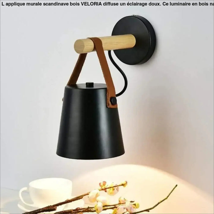 Applique Murale Scandinave Bois au Design Épuré