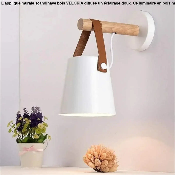 Applique Murale Scandinave Bois au Design Épuré