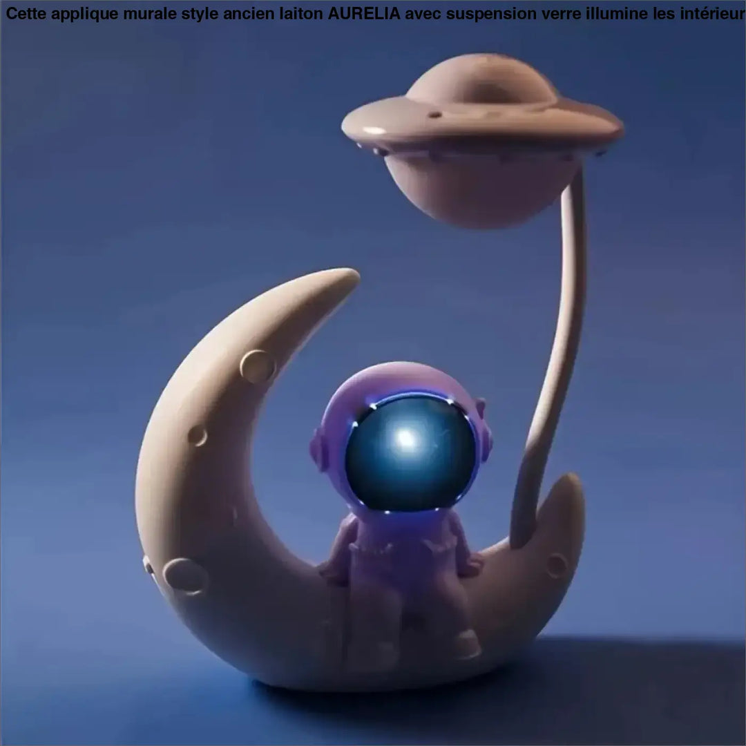 Veilleuse enfant astronaute lune pour chambre douce