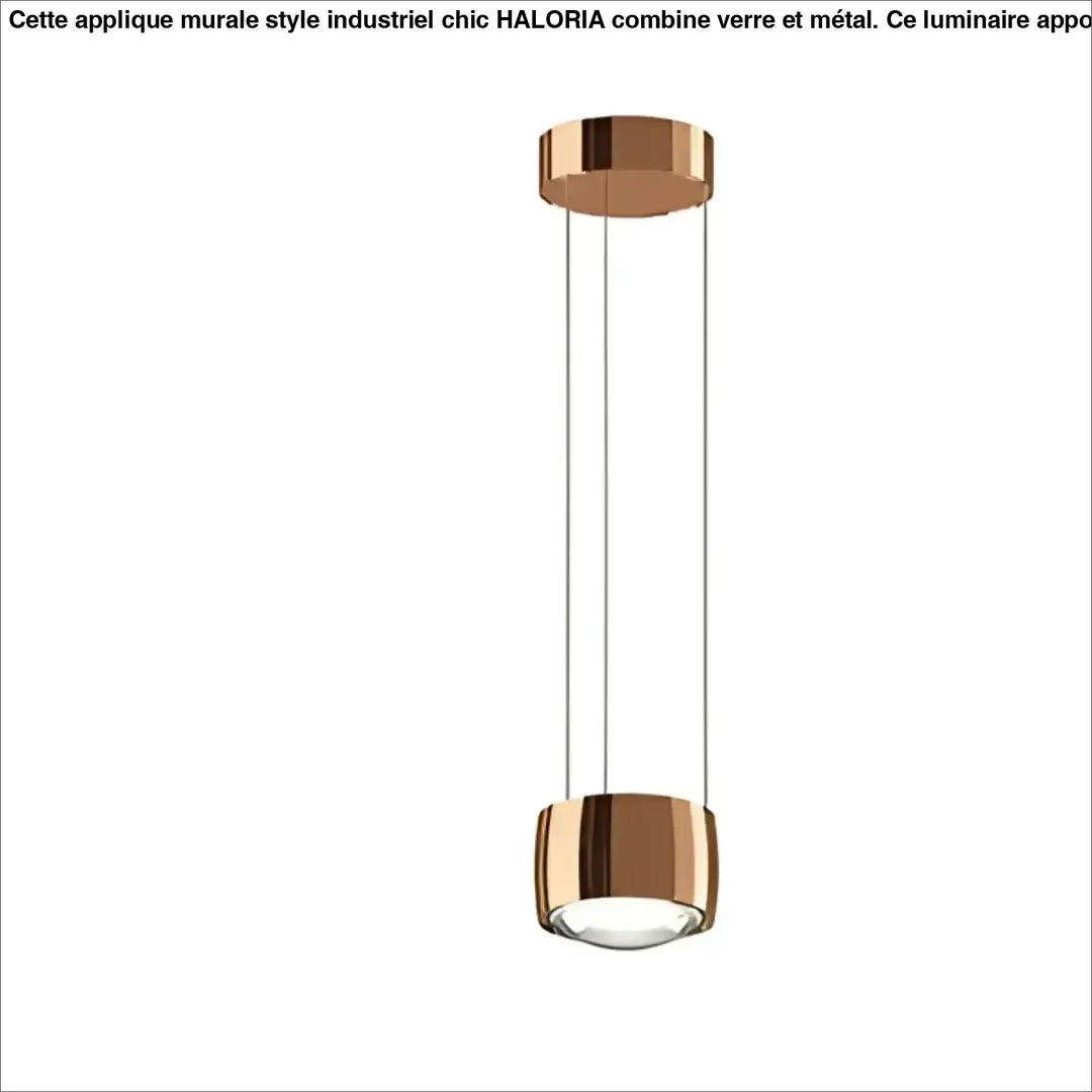 Suspension luminaire briss cuivre avec verre cristallin et design moderne pour une suspension luxe raffinée