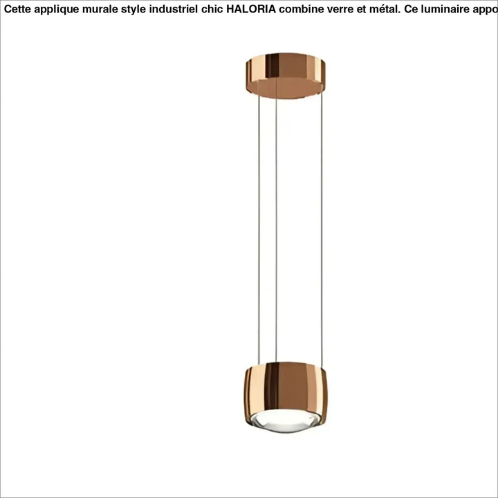 Suspension luminaire briss cuivre avec verre cristallin et design moderne pour une suspension luxe raffinée