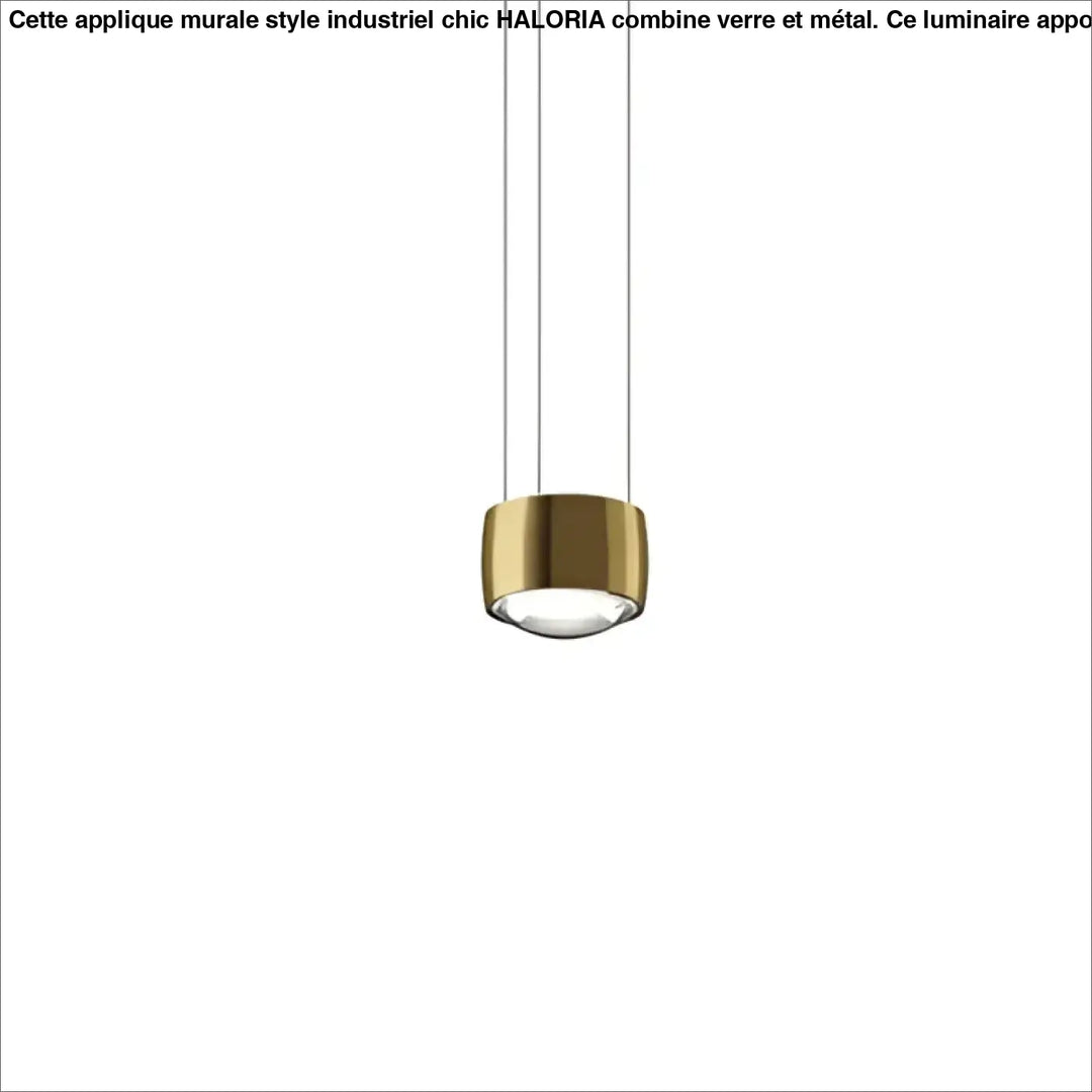 Suspension luminaire briss en laiton doré avec verre cristallin pour une suspension luxe élégante et moderne
