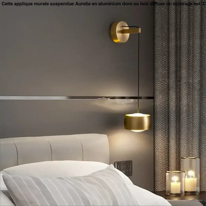 Applique Murale Suspendue À LED Design Horizontal
