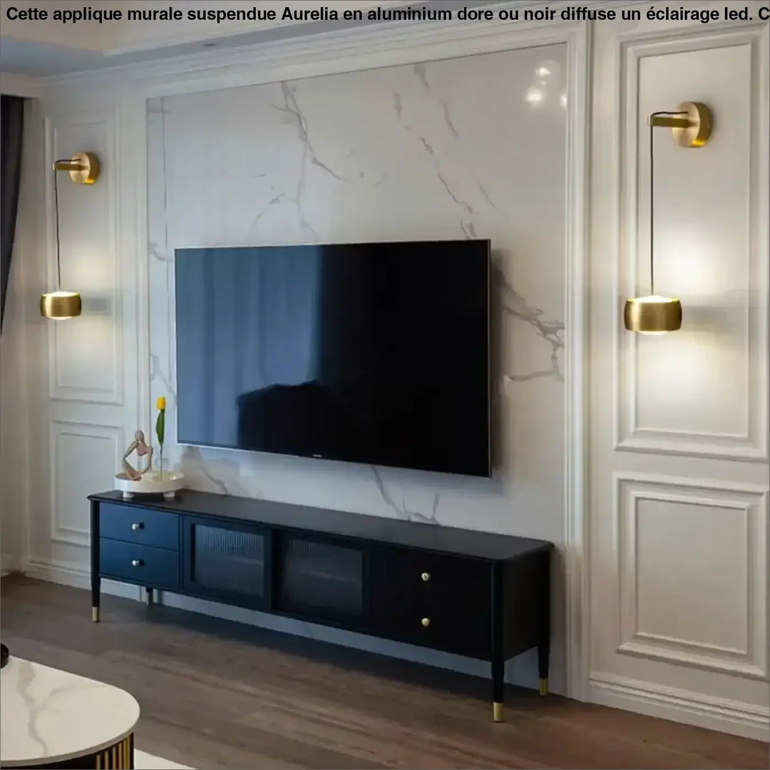Applique Murale Suspendue À LED Design Horizontal