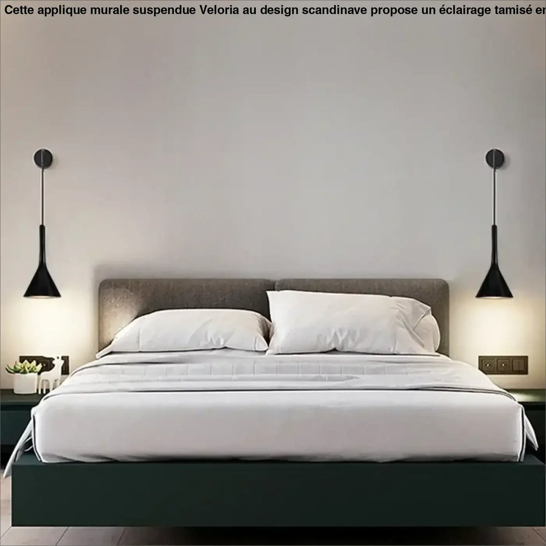 Applique Murale Suspendue Au Design Scandinave En Aluminium