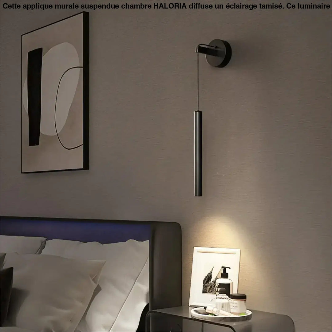 Applique Murale Suspendue Chambre Cylindre Or Élégant