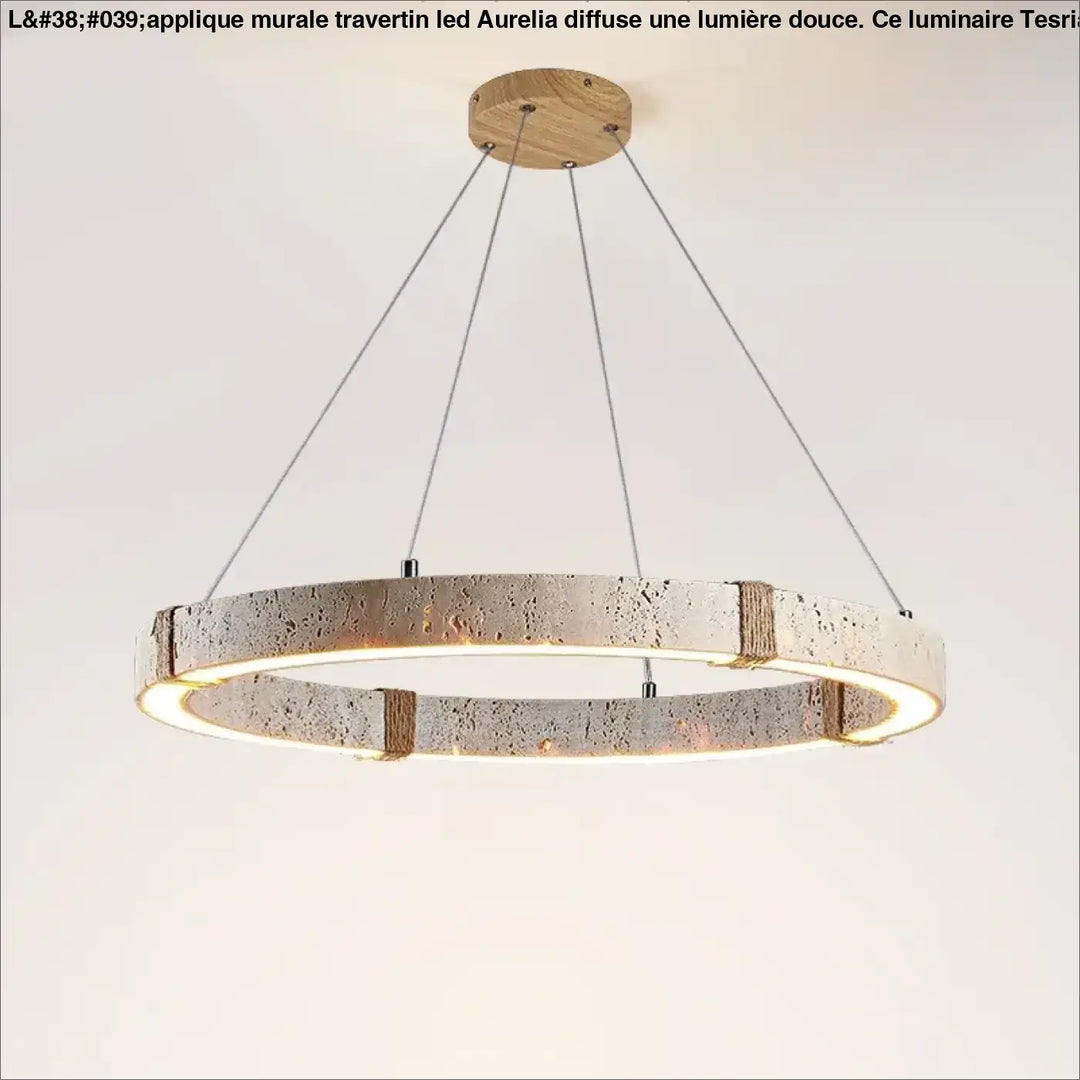 Suspension luminaire moderne en bois et métal design