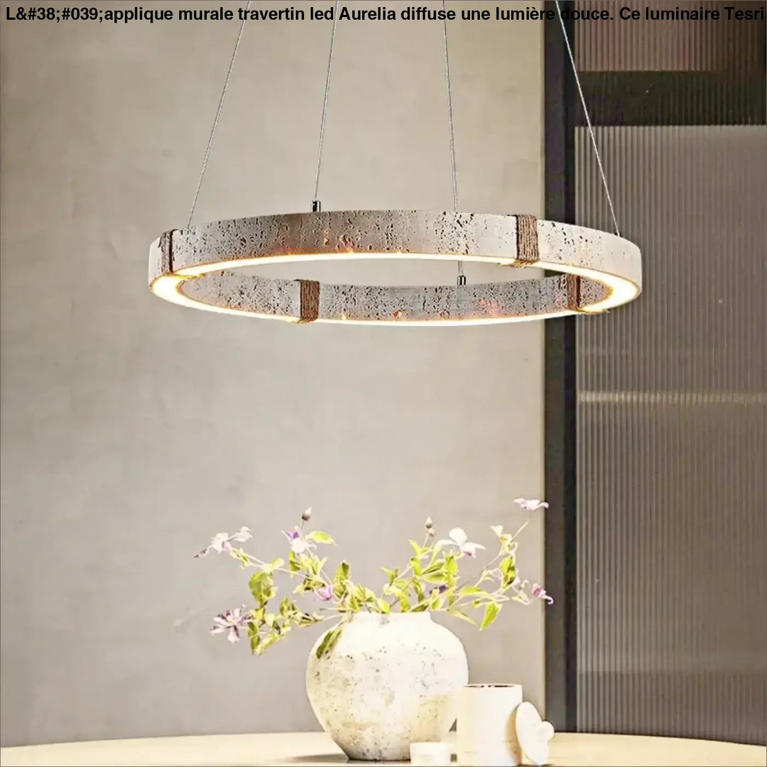 Suspension luminaire moderne en bois et métal design