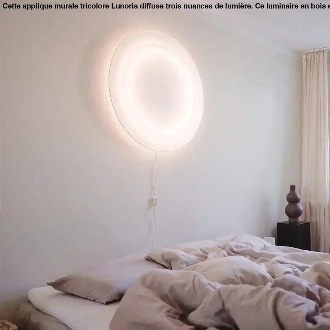 Applique Murale Ronde Haut De Gamme Multicolore Et Dimmable