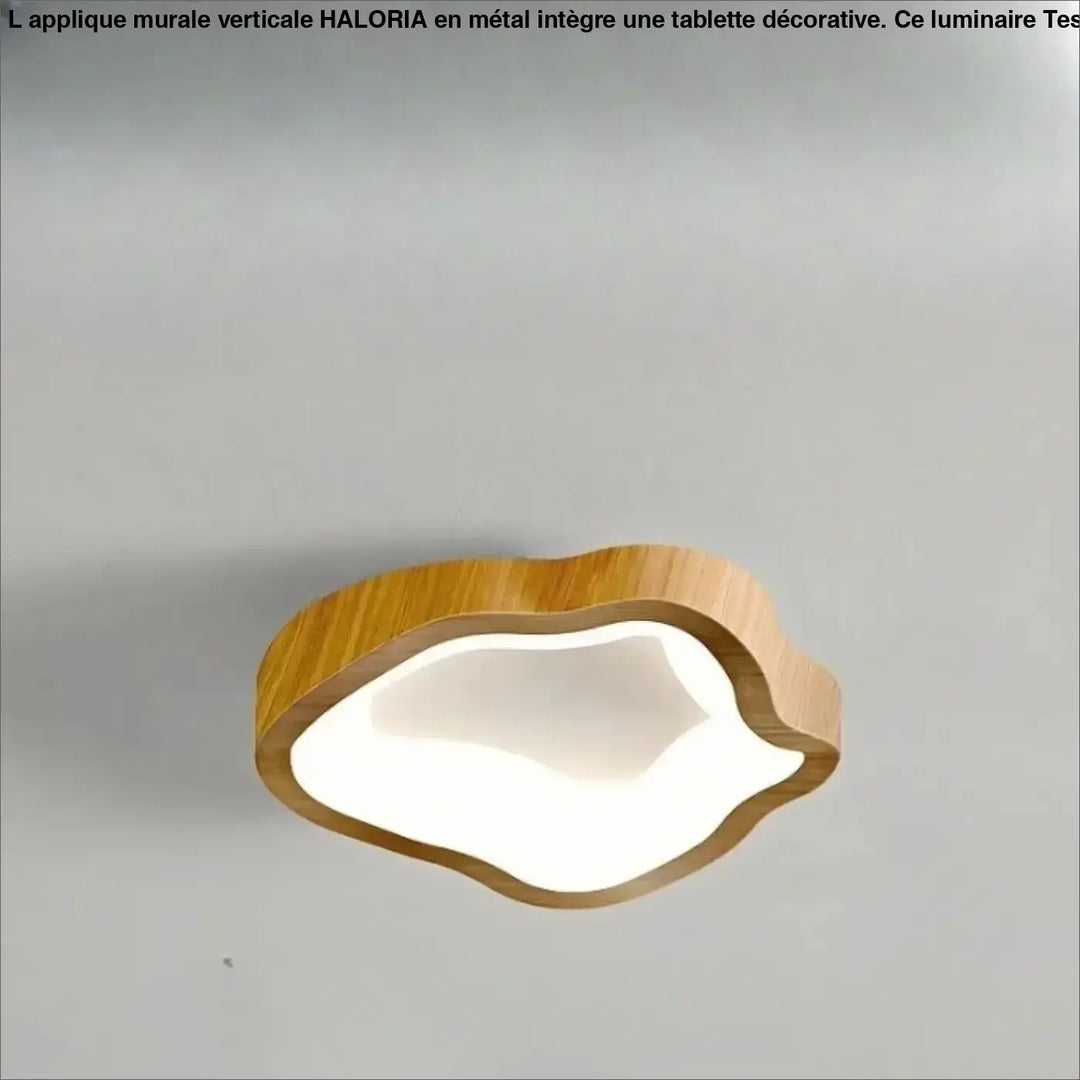 Luminaire plafonnier konja en bois moderne au design minimaliste nordique avec finition chaude idéal pour chambre à coucher méthode d’installation simple