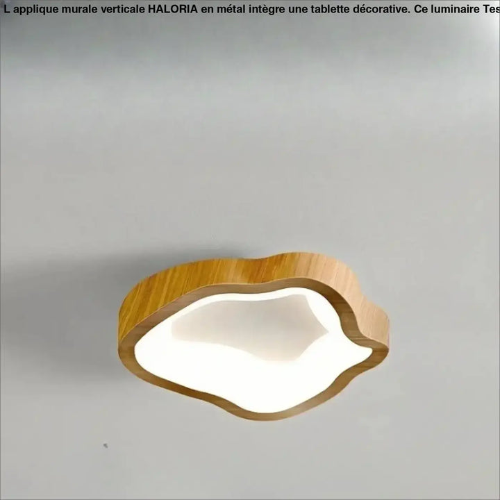 Luminaire plafonnier konja en bois moderne au design minimaliste nordique avec finition chaude idéal pour chambre à coucher méthode d’installation simple