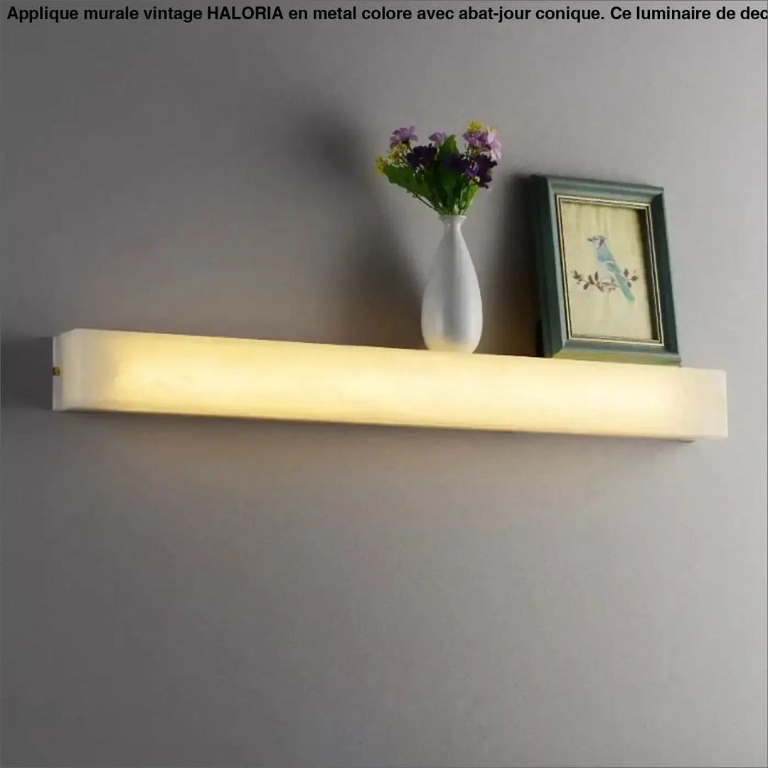 Applique murale stelia rectangulaire avec couverture translucide blanche et lumière jaune chaud ampoules sont-elles incluses