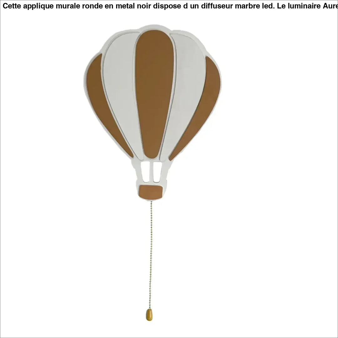Applique murale montgolfiere led pour chambre enfant