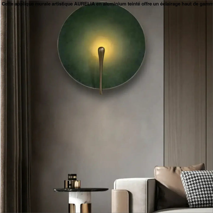 Appliuqe murale artistique haut de gamme en aluminium teinté

