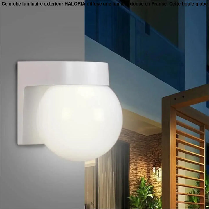 Boule Globe Luminaire Extérieur Applique Murale