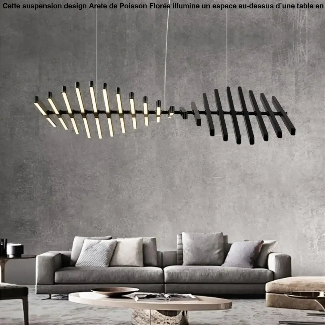 Grande Suspension Design Arête De Poisson