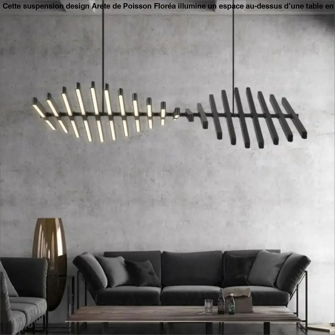 Grande Suspension Design Arête De Poisson
