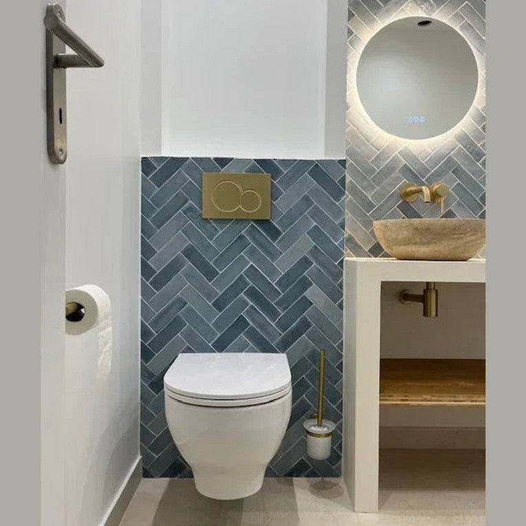 Brosse WC or brossé strié