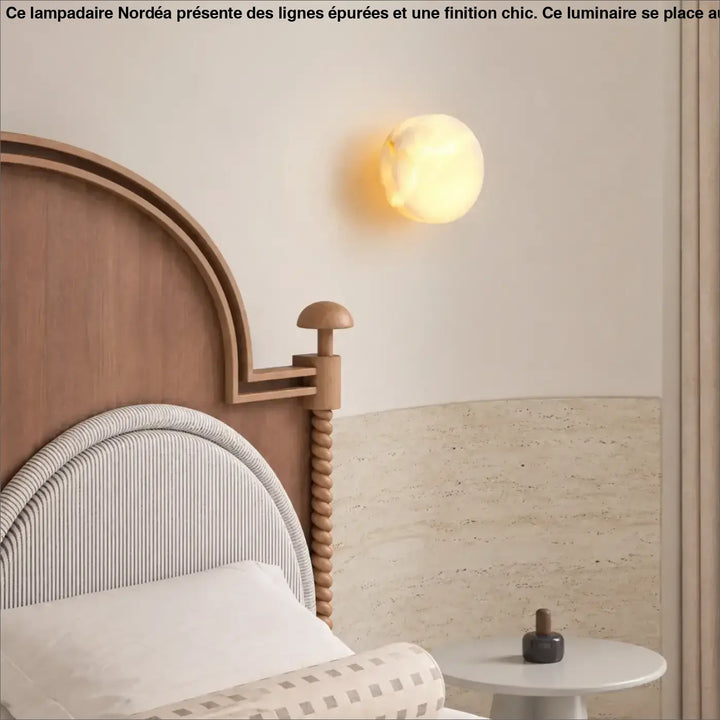 Applique murale stoba sphérique en verre ambré translucide avec intensité variable led lustre ampoules sont-elles incluses
