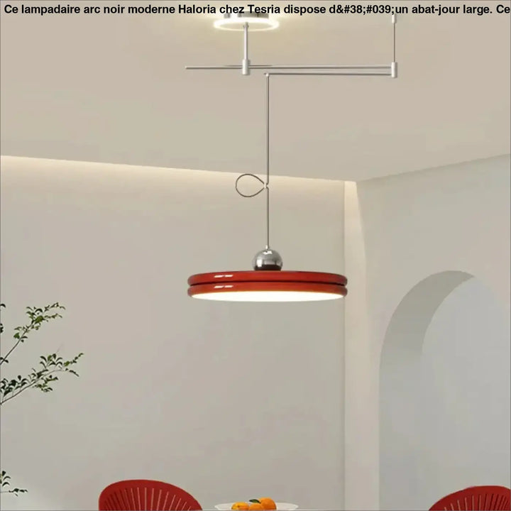 Suspension moderne à bras orientable élégant ambiance