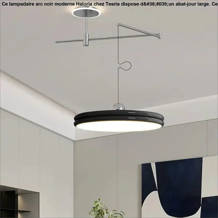 Suspension moderne à bras orientable élégant ambiance