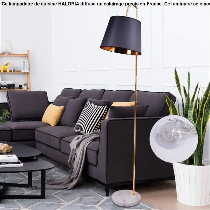 Lampadaire De Cuisine En Aluminium Noir Ou Blanc