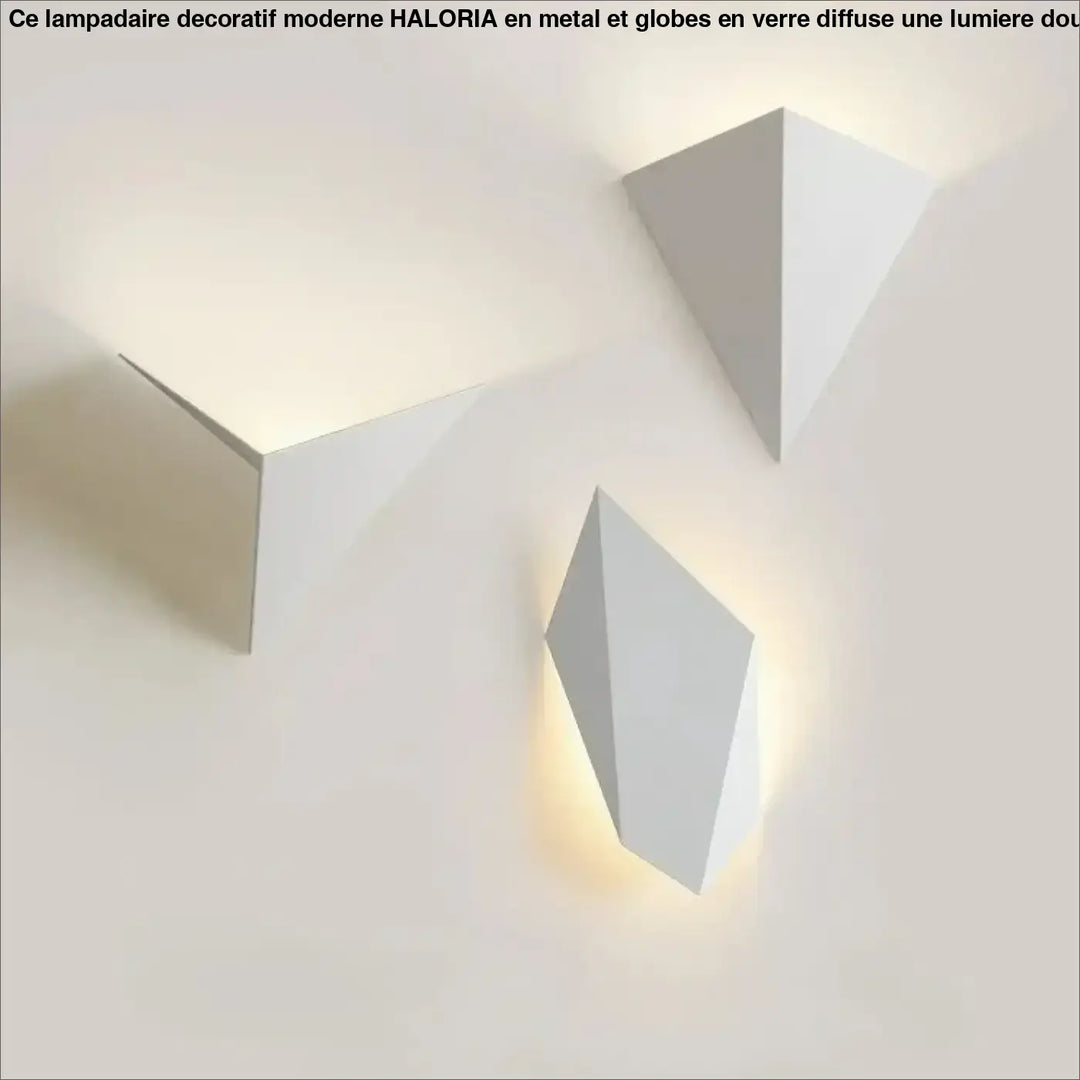 Applique murale design led géométrique effet mural élégant