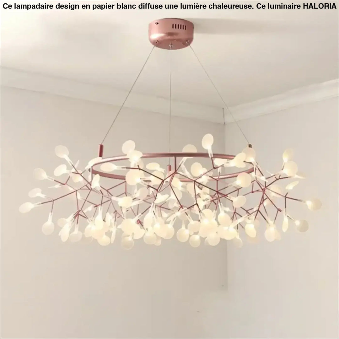 Suspension contemporain lumières design moderne élégant