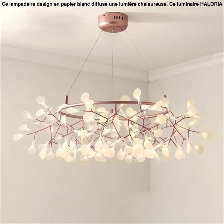 Suspension contemporain lumières design moderne élégant