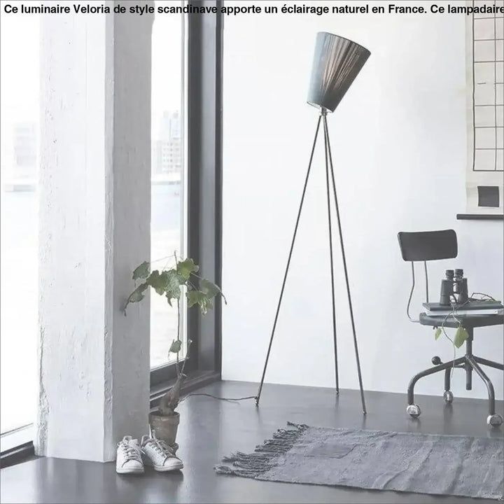 Lampadaire Style Scandinave Avec Abat-Jour Inclinable