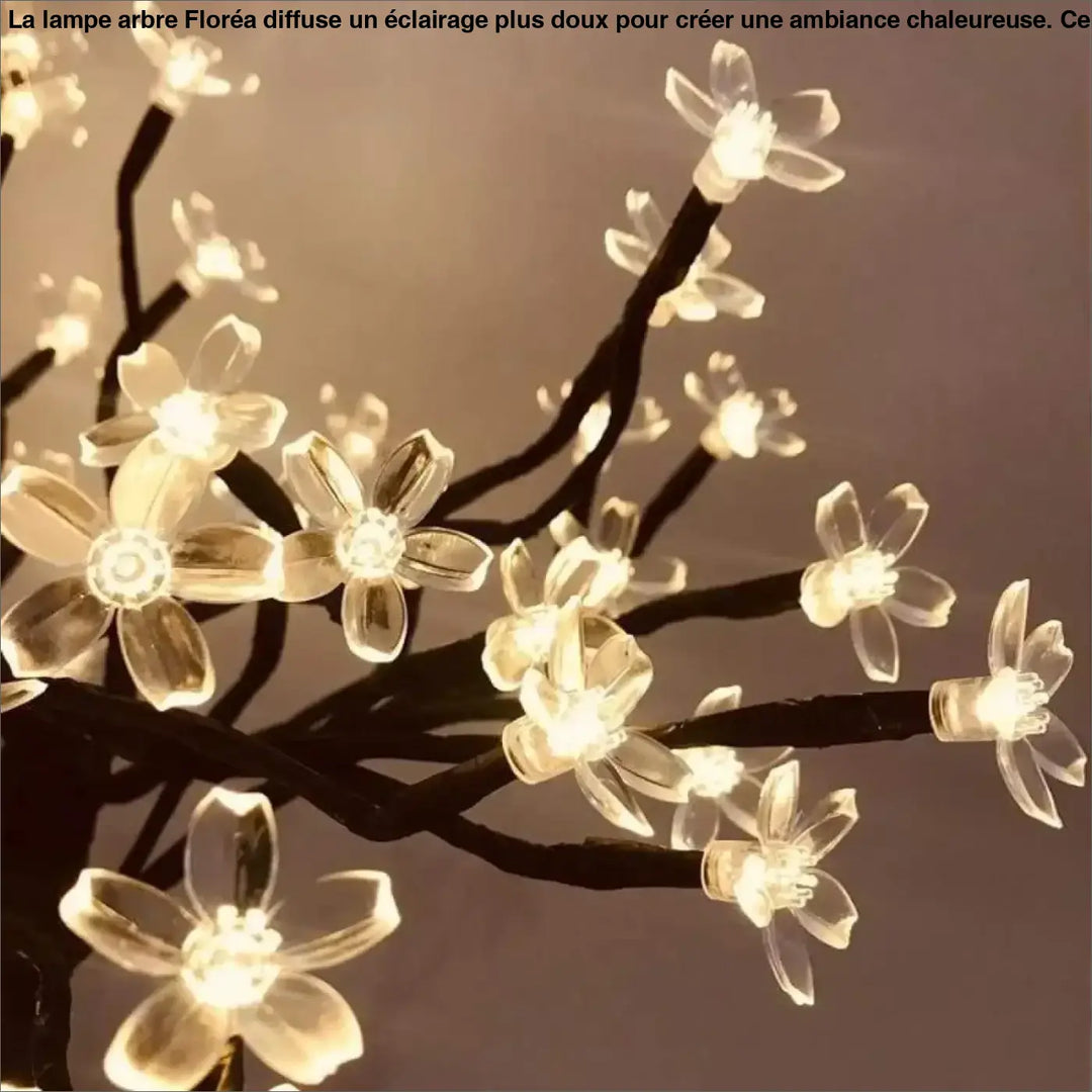 2. Lampe Arbre Noir En Acrylique Pour Chevet Design