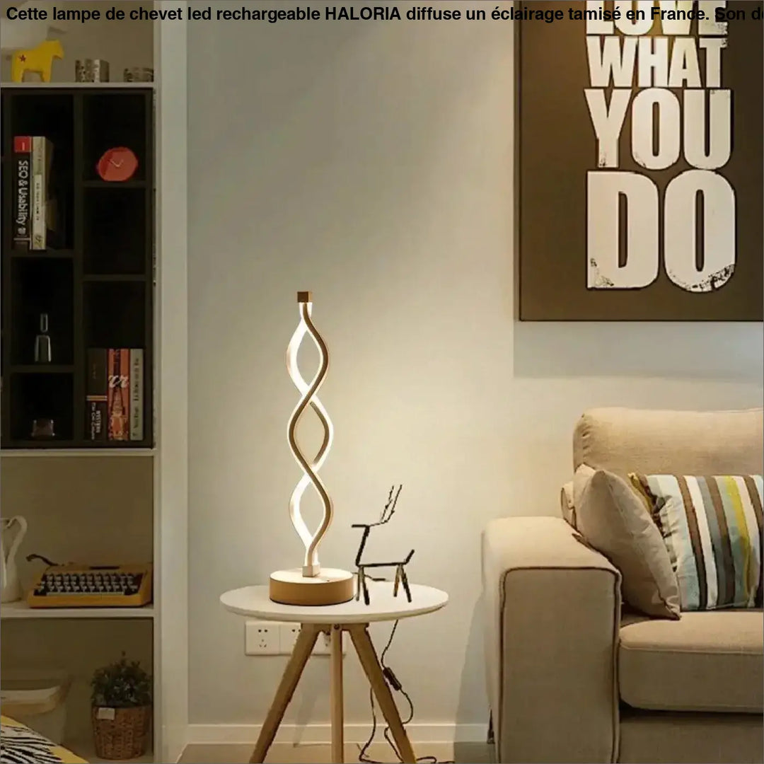 Lampe de Chevet LED Rechargeable Acrylique