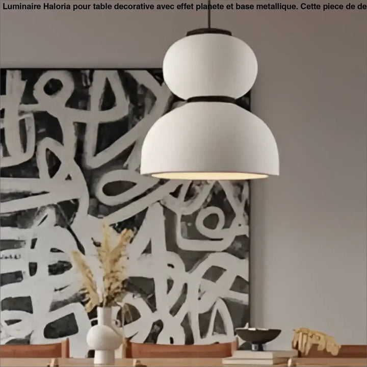 Suspension luminaire cordia blanche double niveau avec design moderne épuré luminaire scandinave élégant