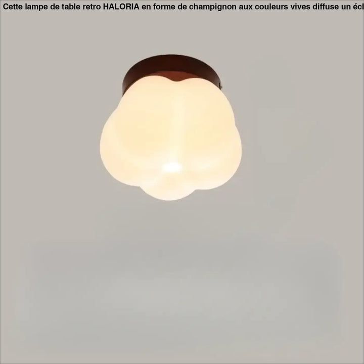 Applique murale puffo avec abat-jours arrondis en verre dépoli et anneau métallique brun foncé design doux chaleureux
