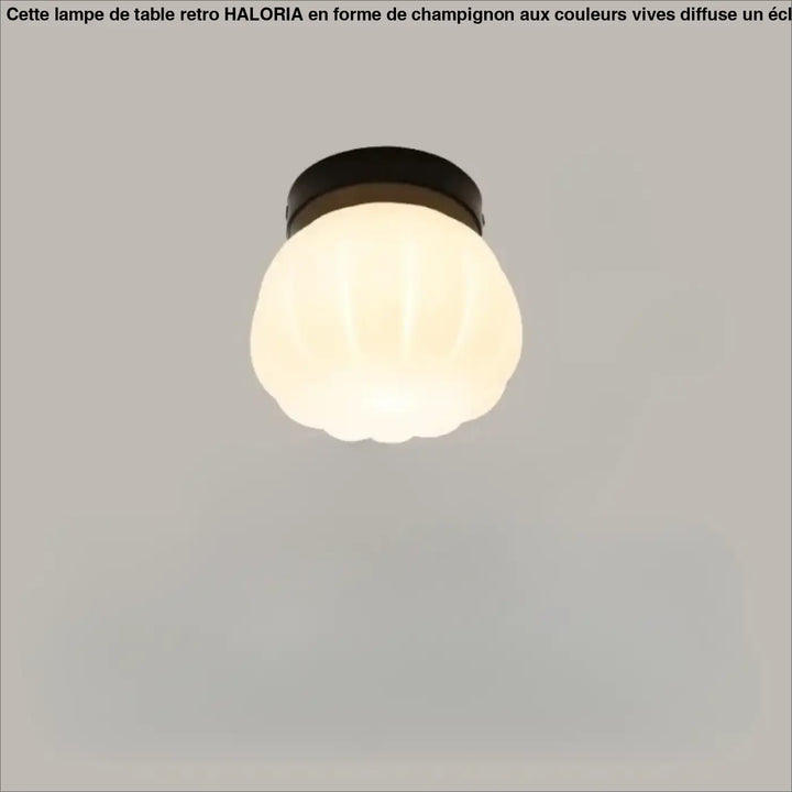 Applique murale puffo avec globe en verre dépoli à rayures verticales et base noire métal design doux et abat-jours arrondis
