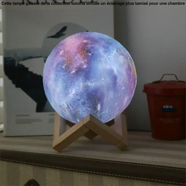 Lampe Galaxie Multicolore à Effet 3D en Acrylique