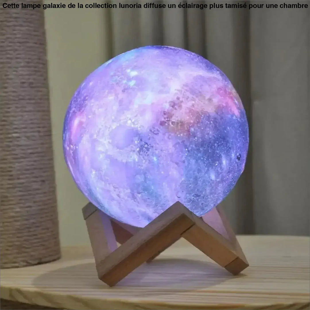 Lampe Galaxie Multicolore à Effet 3D en Acrylique