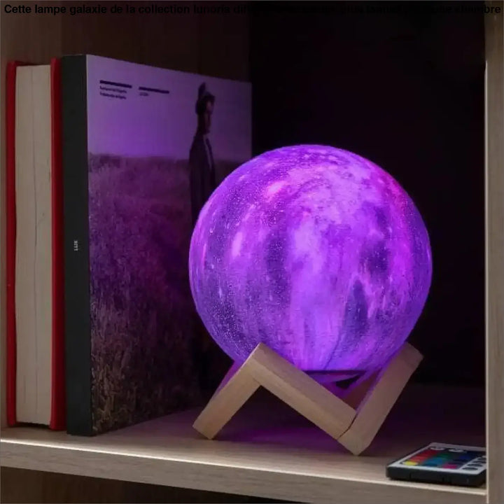 Lampe Galaxie Multicolore à Effet 3D en Acrylique