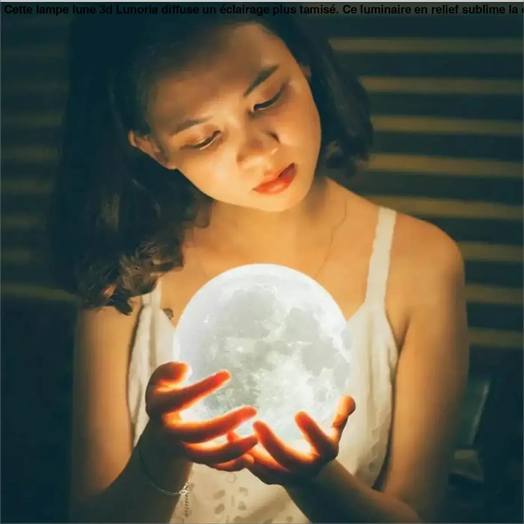Lampe Lune 3D Sphère Multicolore Éclairage LED