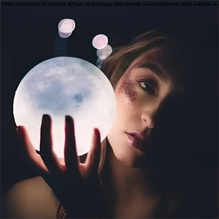 Lampe Lune 3D Sphère Multicolore Éclairage LED