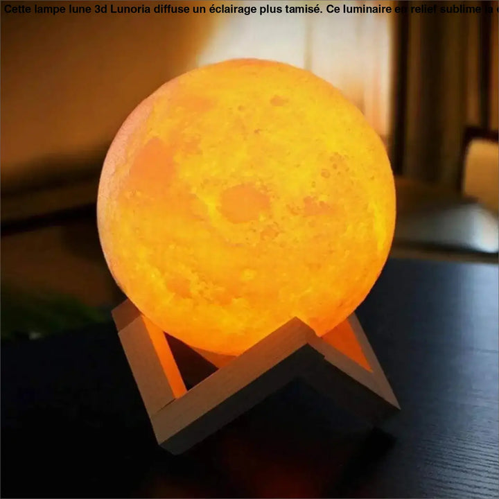 Lampe Lune 3D Sphère Multicolore Éclairage LED