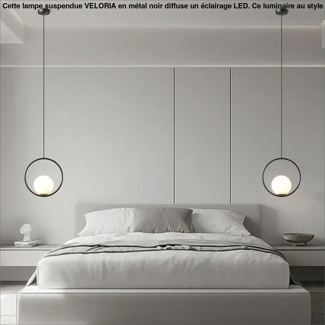 Lampe Suspendue Au Style Scandinave En Métal