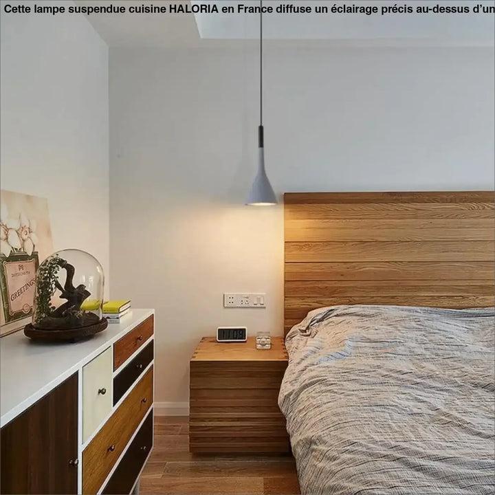Lampe Suspendue Cuisine Élégante En Aluminium
