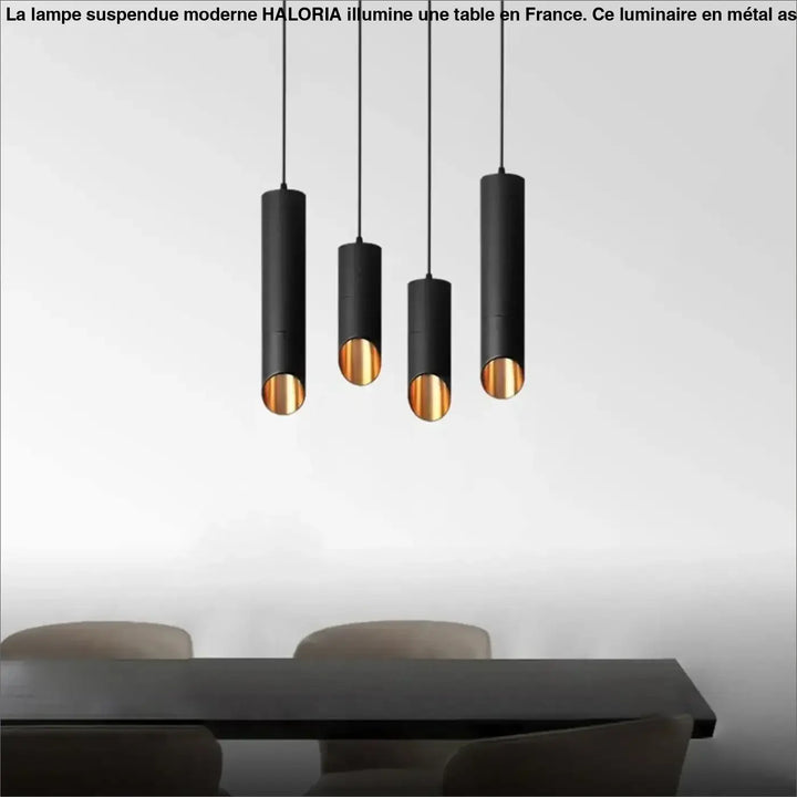 Lampe Suspendue Moderne Cylindrique Intérieur Cuivré