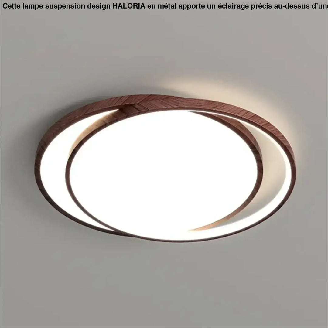 Luminaire plafonnier en bois design scandinave au style épuré