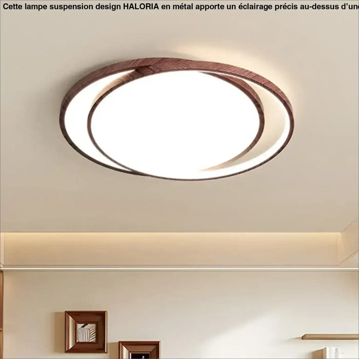 Luminaire plafonnier en bois design scandinave au style épuré