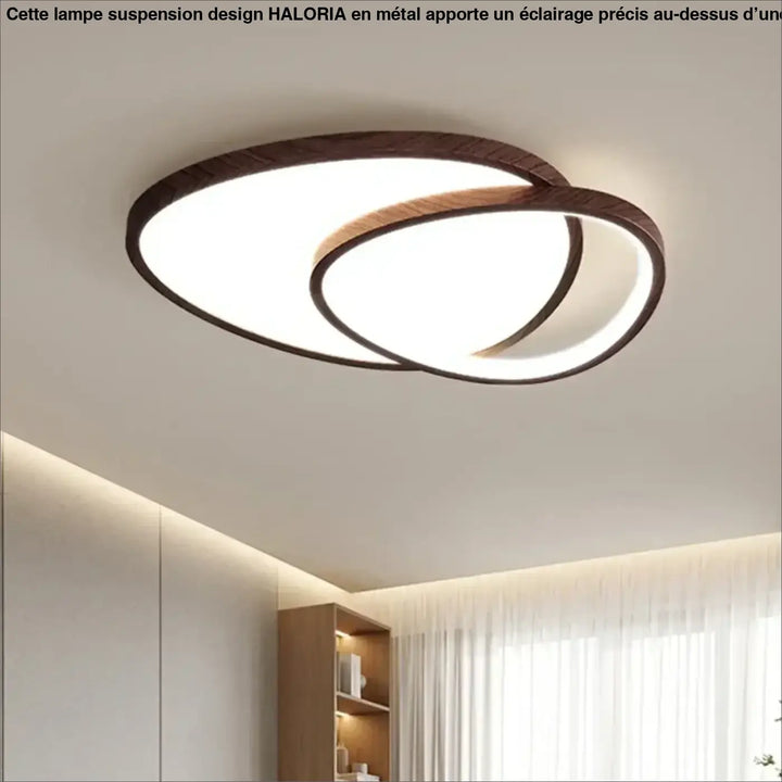 Luminaire plafonnier en bois design scandinave au style épuré